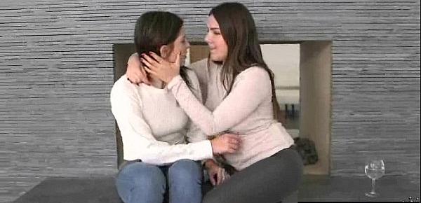  Sexy Hot Lesbians (Valentina Nappi & Leah Gotti) In Love Sex Action mov-30